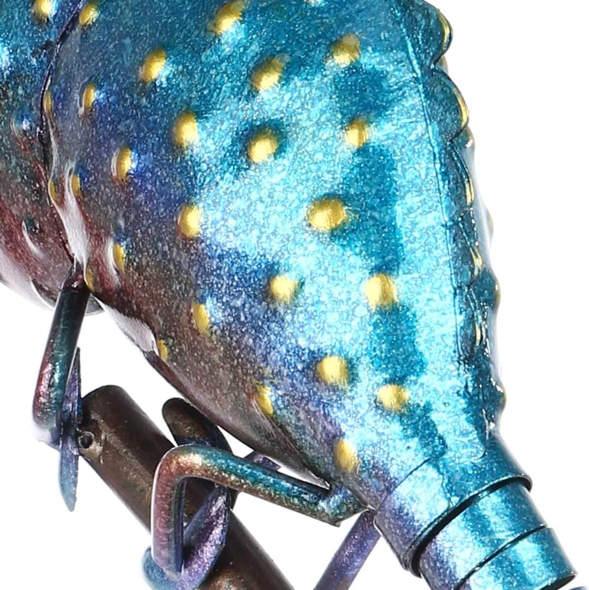 Tooarts Metal Chameleon Sculpture Wild Animal Figurine Indoor Outdoor 