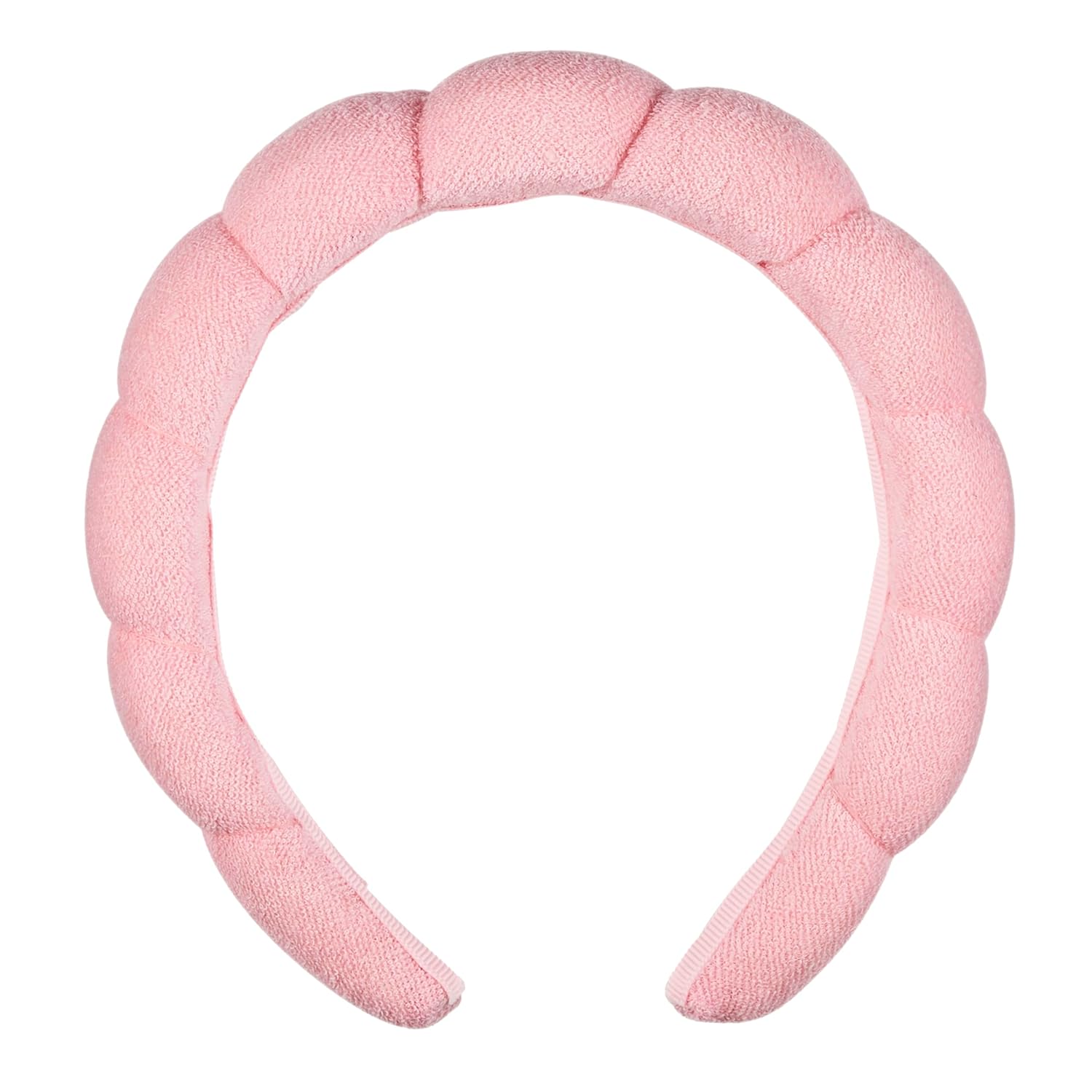 Conair Spa Makeup and Face Washing Headband, Pink Bubble Design, 1 Cou
