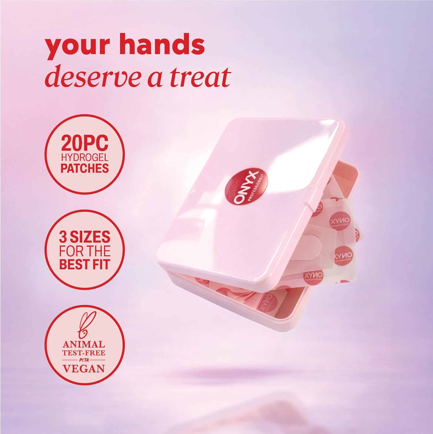Onyx Professional Hard as Hoof S.O.S Nail Patches - Nail and Cuticle S