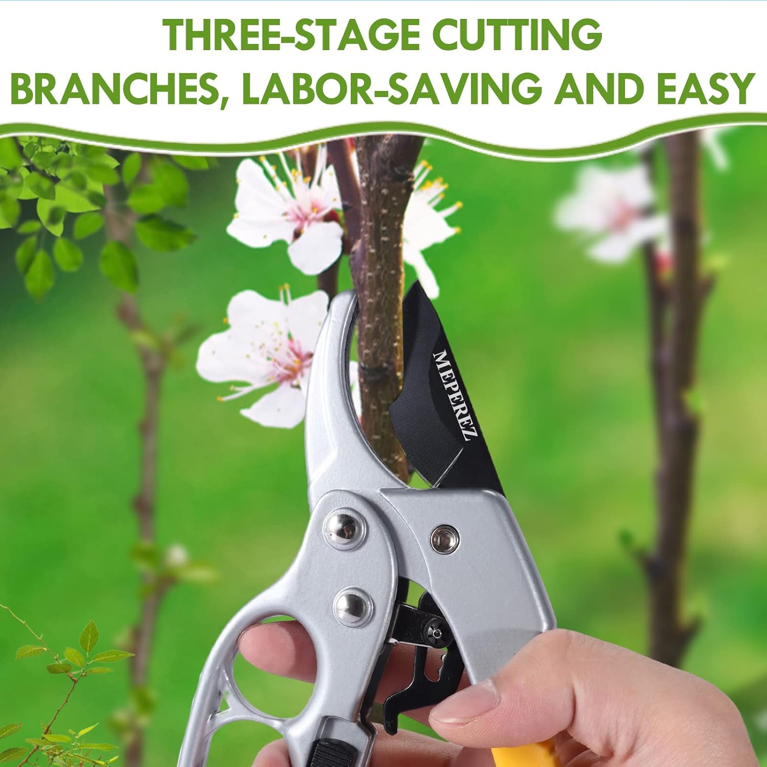 Premium Germany Pruning Shears, Work 3 Times Easier, Pruners Heady Dut