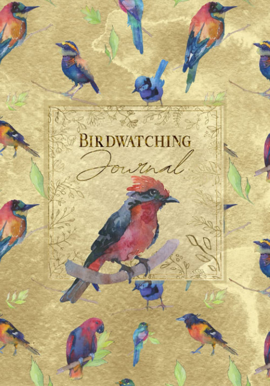 Birdwatching Journal: Birders Field Guide Log Book Record Bird Sightings and Note Observations Perfect Notebook for Beginners, Kids and Adult Birder