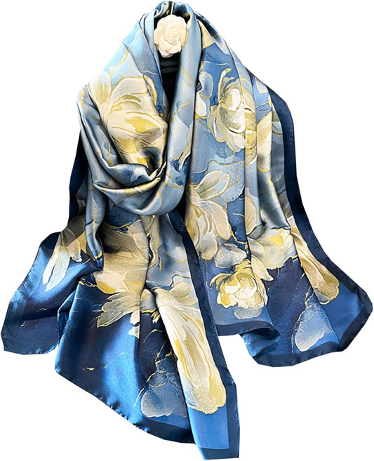 Dress Scarves Shawl Wraps Long Silky Scarf for Women Dressy Fashion Li