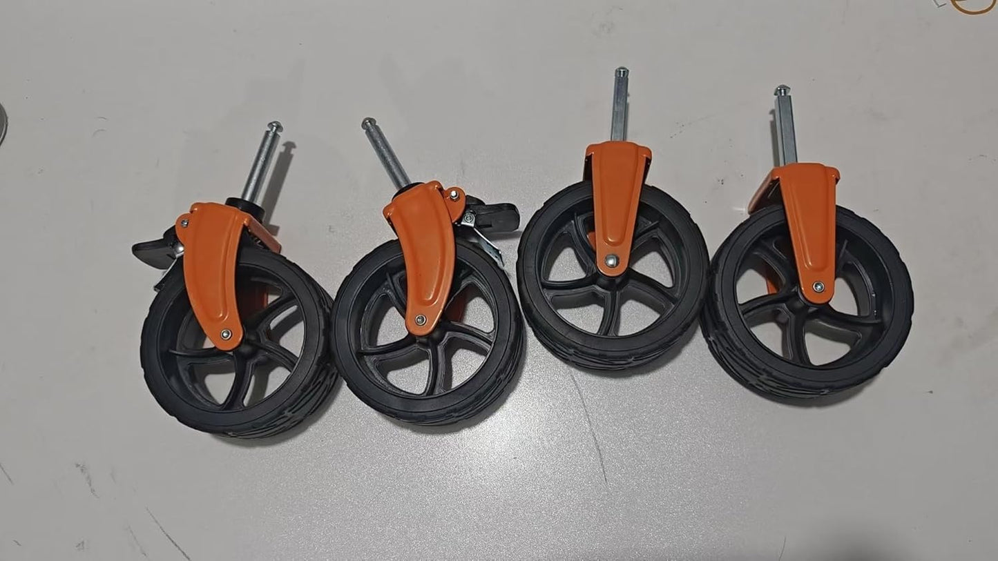 Camping Cart Foldable Wagon Replacement Wheel Suit for KVINEEN 180L Wagon