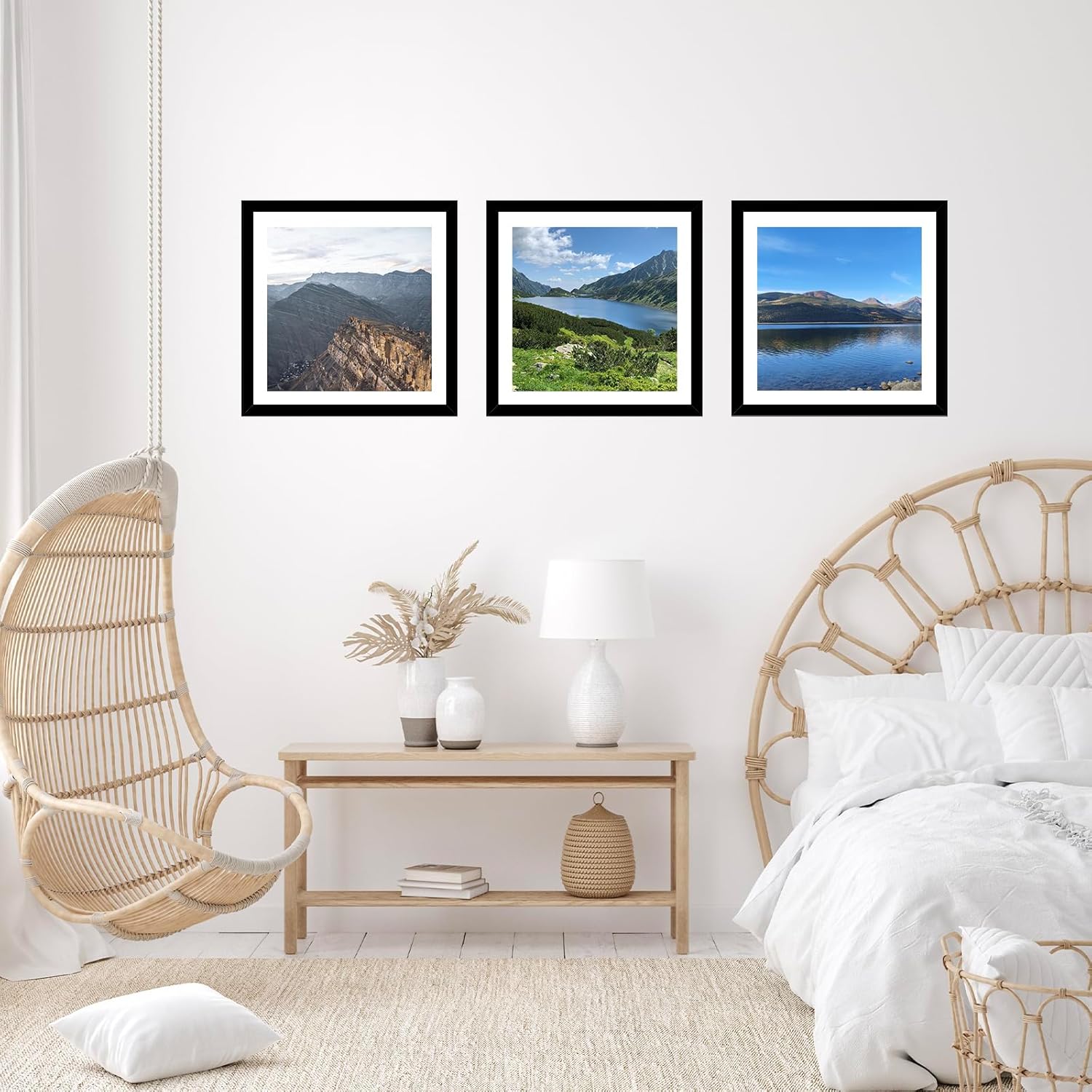 12x12 Picture Frame with Mat for 30 x 30cm Diamond Art Painting, Displ