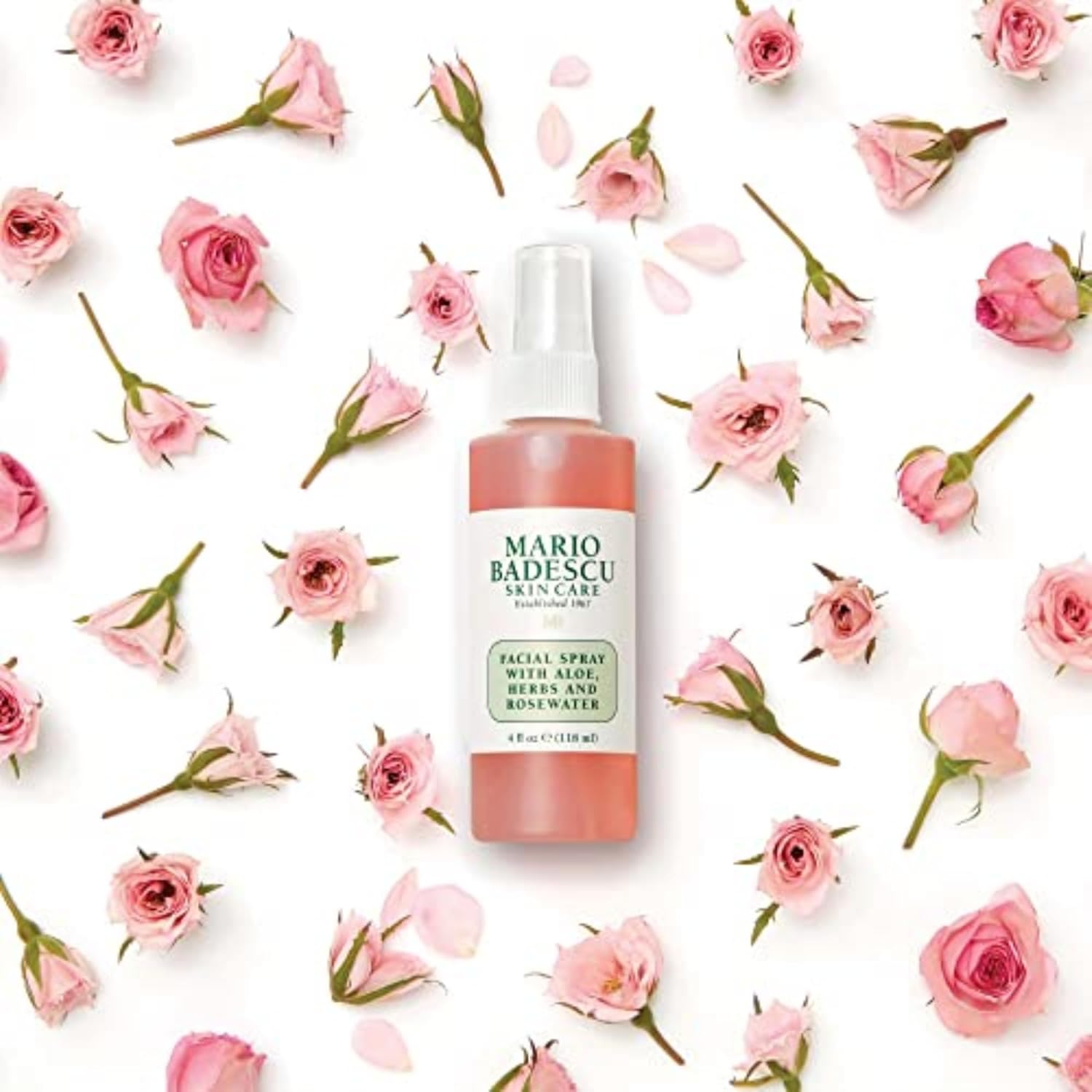 Mario Badescu Facial Spray with Aloe, Herbs and Rose Water for All Ski