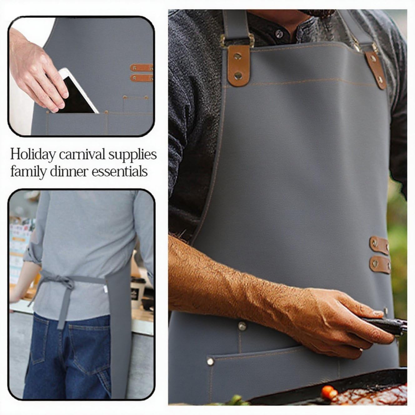 Apron Home Kitchen Cooking Baking Gardening for Women Men
