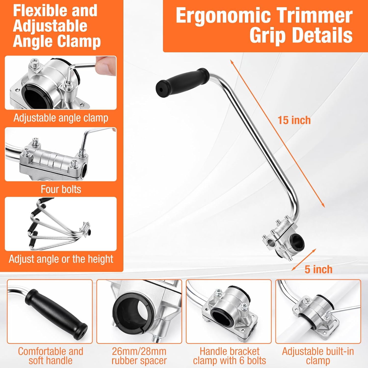 Trimmer Shoulder Strap Padded Universal Adjustable, String Trimmer Har