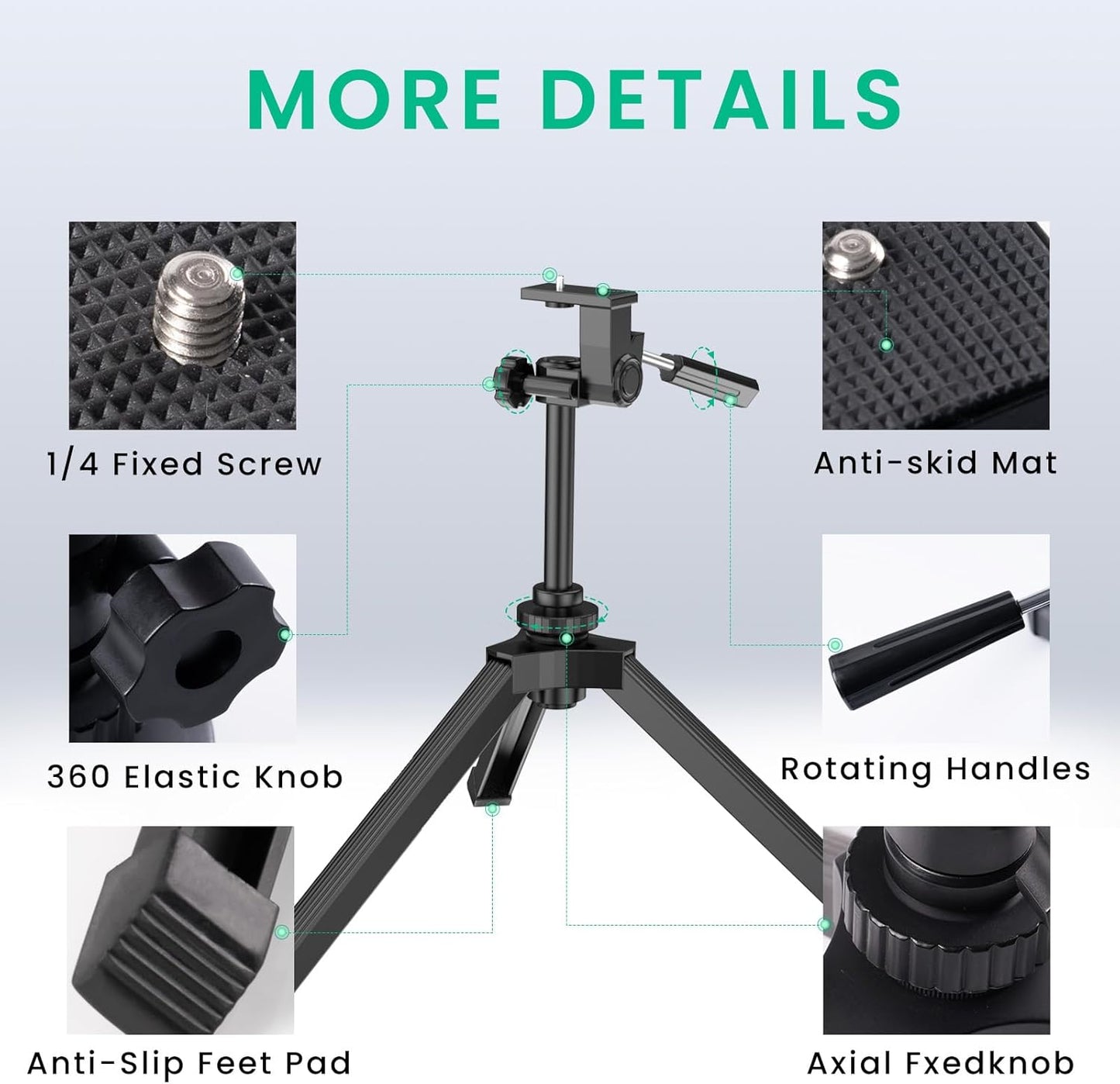 Gosky Heavy Duty Adjustable Table Top Tripod Scope scopes Binoculars Telescope DSLR Cameras Other Device