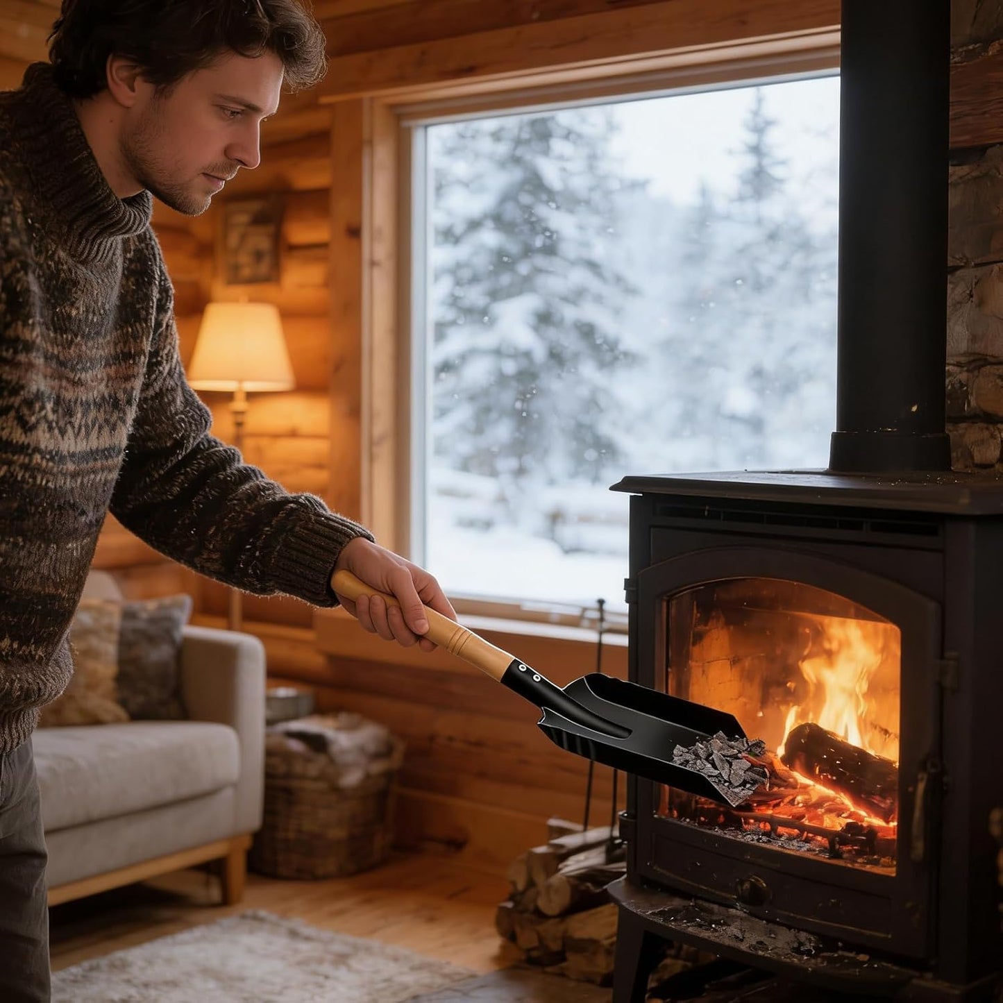 Garden Hand Shovel - Charcoal Picker and Stove Cleaning Tool | Wood St