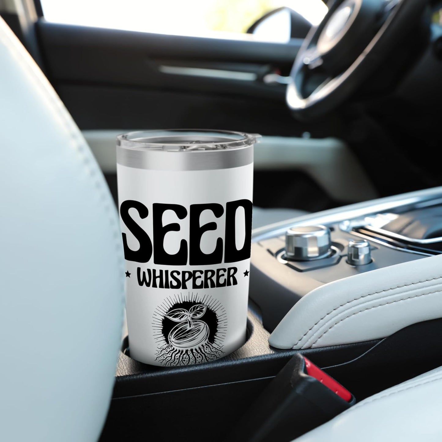 Seed Whisperer Gardener Plants Garden Flower Gardening Stainless Steel Insulated Tumbler