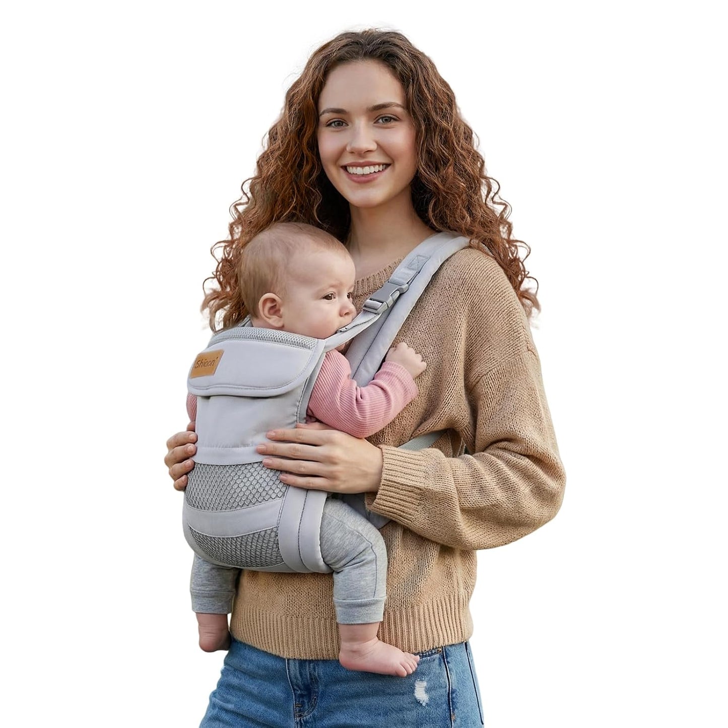 Baby Carrier Newborn to Toddler(7-30lbs), Toddler Carrier with Adjusta