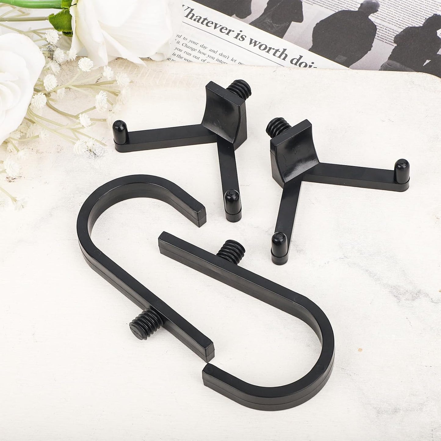 4pcs Storage Shed Hooks for Suncast/Craftsman, J/A-Shaped Tool Hook St