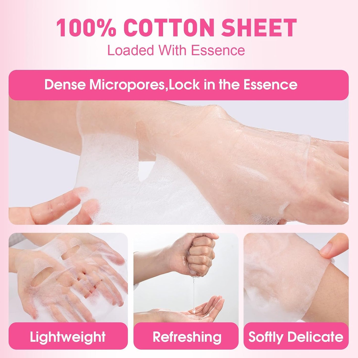 12 Pack Collagen Hydrating Face Masks Skincare, Sheet Face Mask for Al