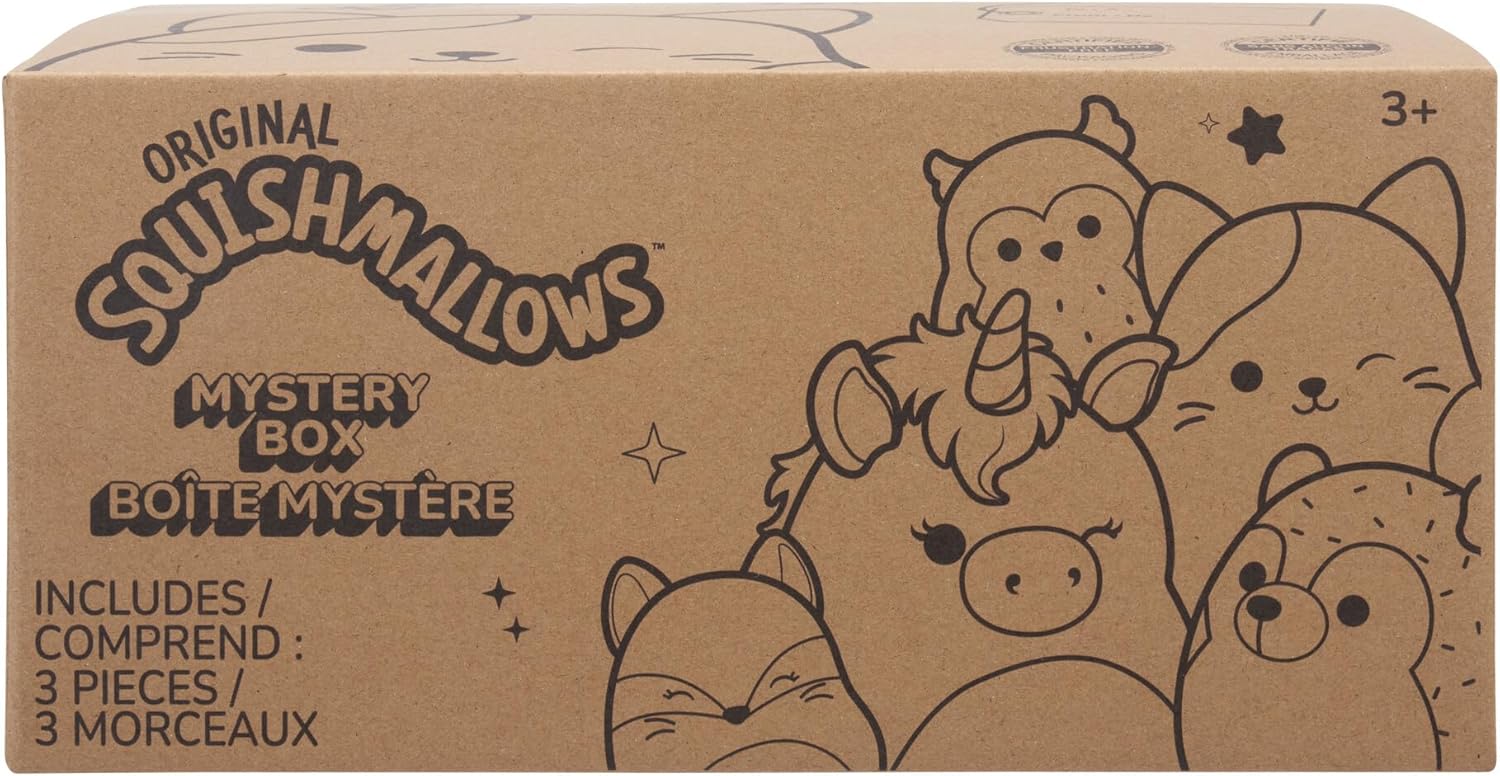 Squishmallows Original Mystery 3-Pack (8-Inch) – Official Jazwares Plu