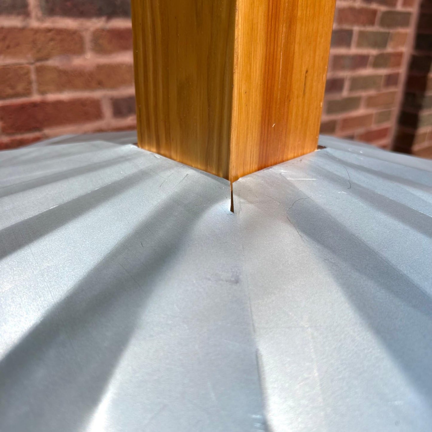 SB7GLV - 4X4 Disk Squirrel Baffle - Galvanized Finish - USA