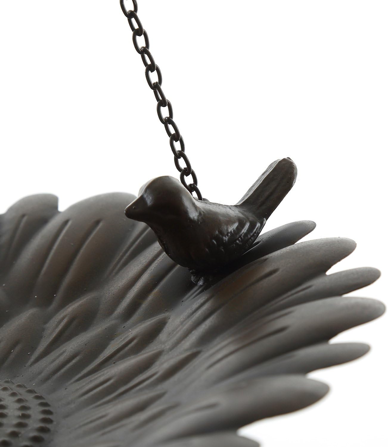 Metal Hanging Bird Feeder Tray to Attracting Bird for Outdoor Garden Decorative Birdfeeder