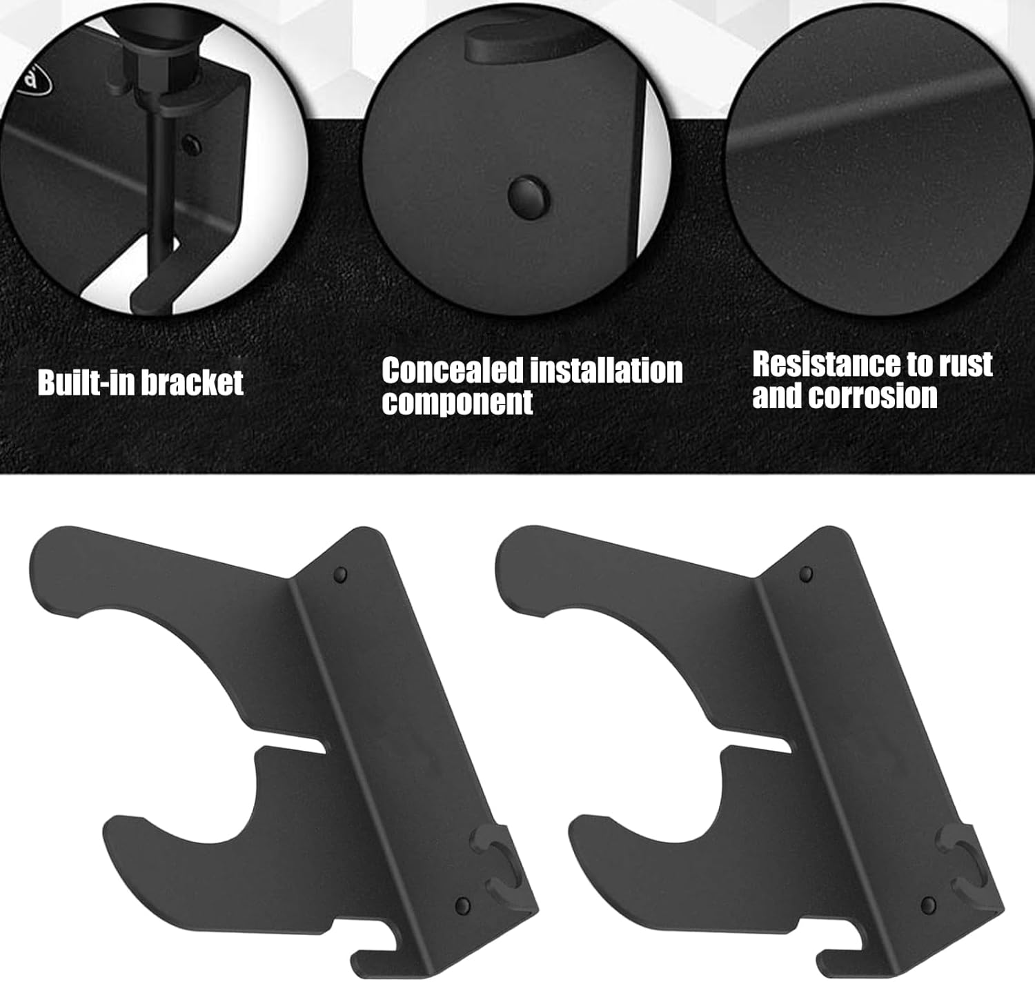 Screw On Wall Hook Garage Tool Storage Planner Heavy Duty Rack for Lad