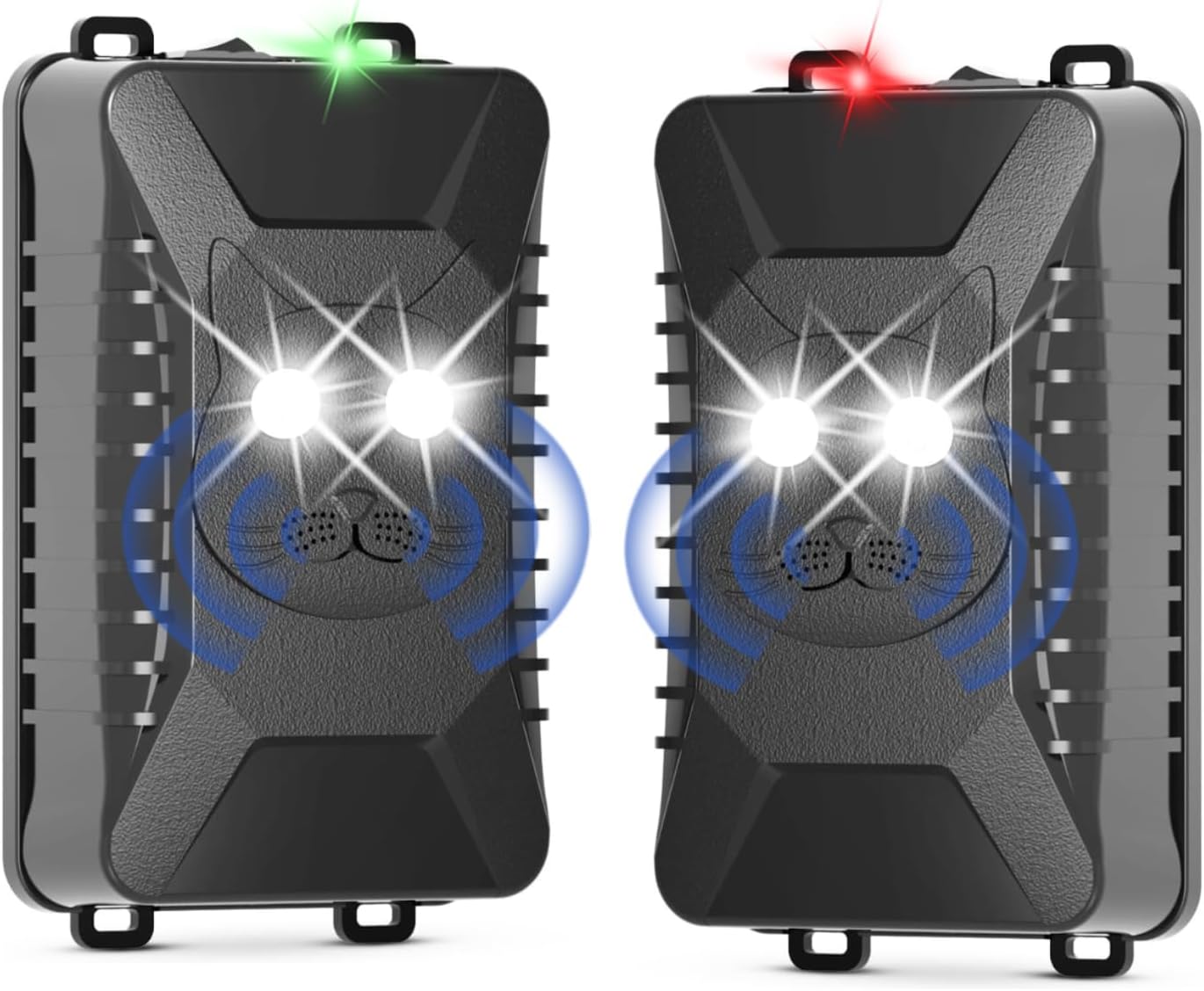 Tirgo 2PCS Car Rodent Repeller Under Hood, Ultrasonic Plug-in Mouse Re