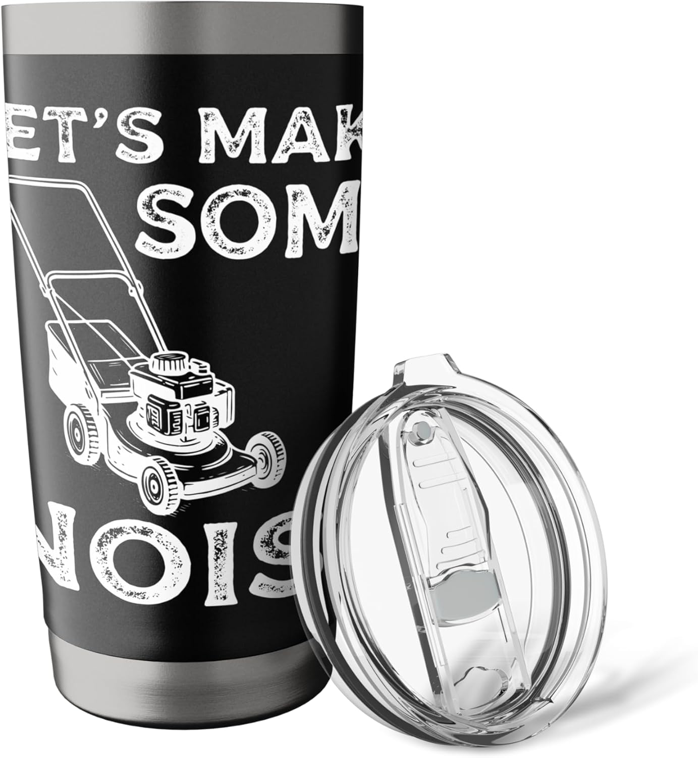 Lets Make Some Noise Lawn Mower Stainless Steel Insulated Tumbler