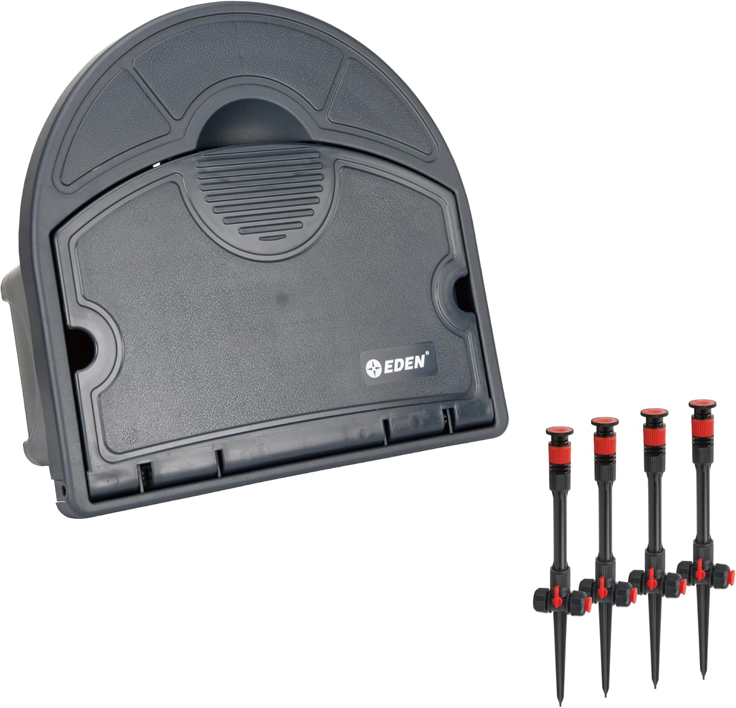 Eden 95959 Hose Hanger W/Multi-Adjustable Garden Sprinkler