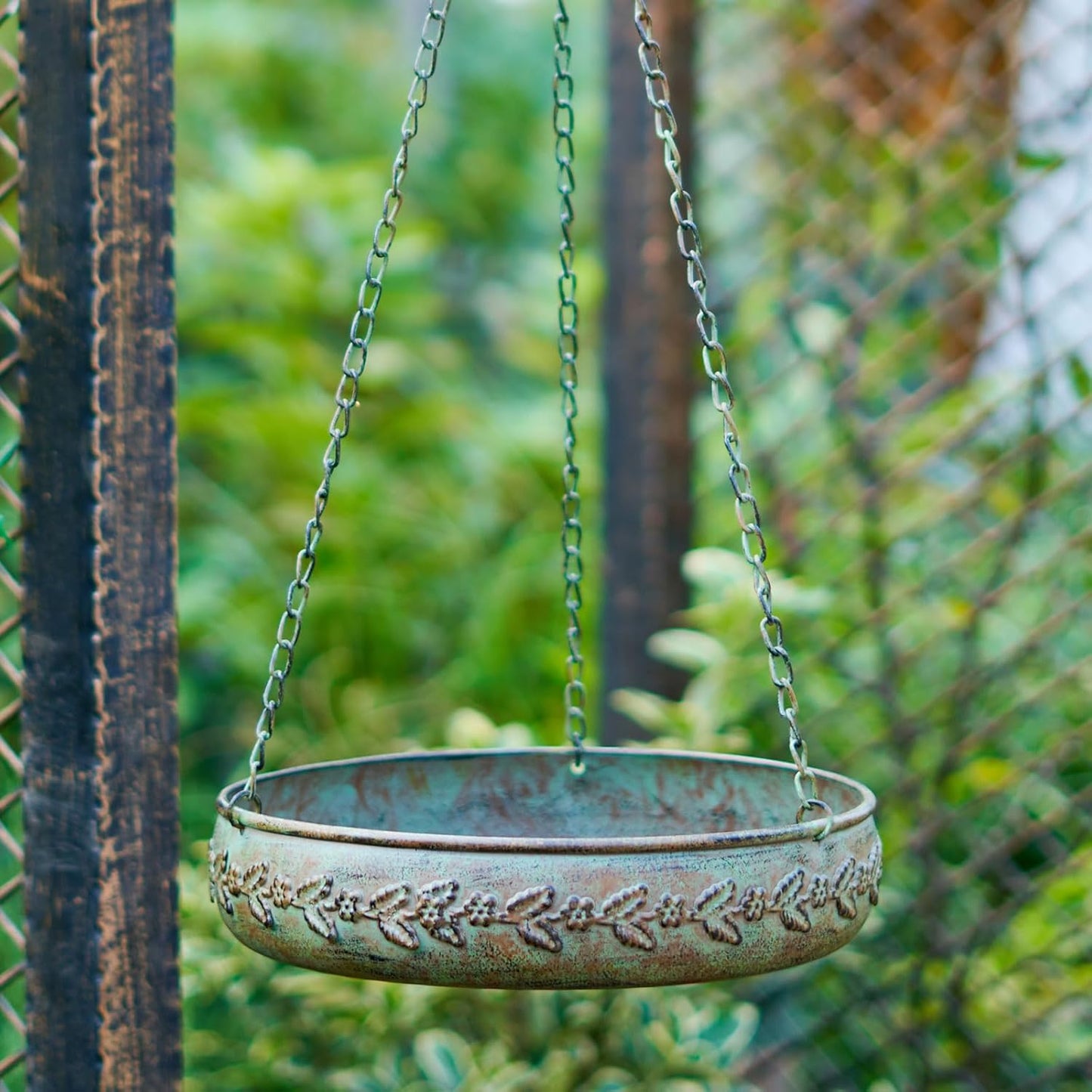 Hanging Bird Baths for Outdoors, Outdoor Bird Bath, Metal Bird Feeder,