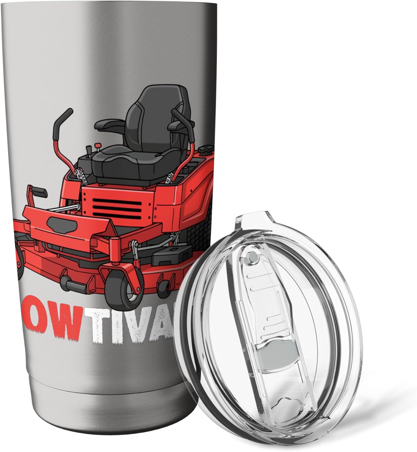 Mowtivated Lawn Mowing Funny Yard Work Stainless Steel Insulated Tumbler