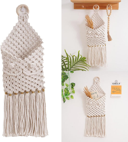 Plant Hanger Indoor Hanging-Planter Basket Wall Tapestry Decorative Fl
