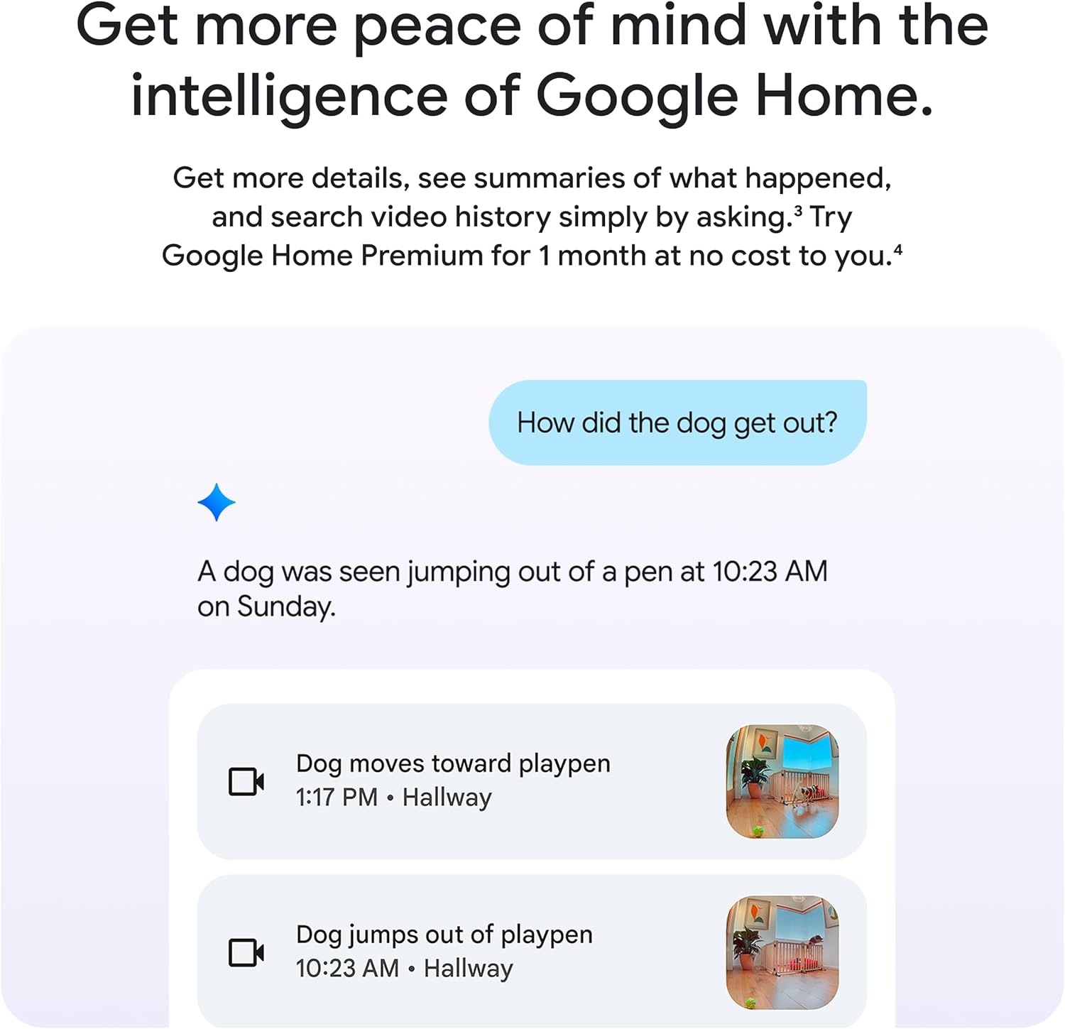 Google Nest Cam Indoor (Wired, 3rd Gen) - Security Camera with 2K Vide