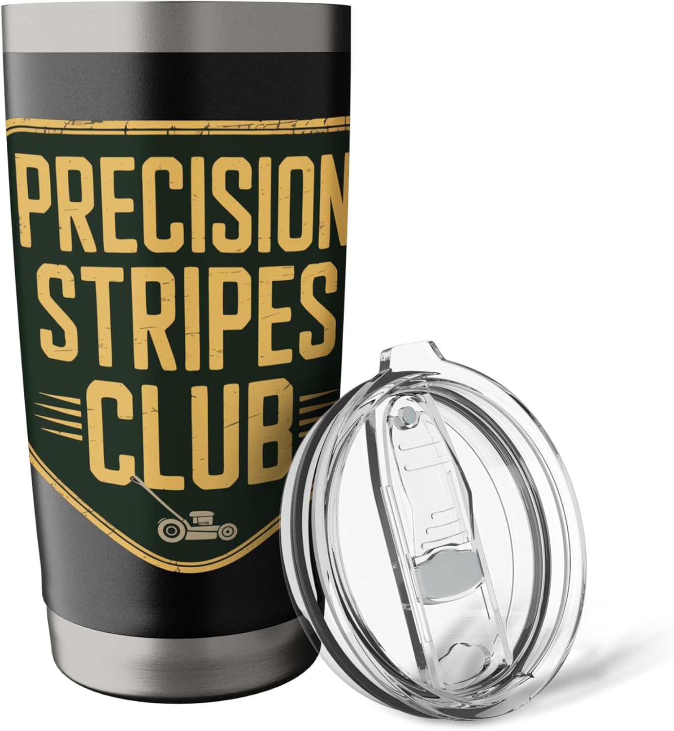 Lawn Striper Lawn Care Mowing Humor Lawn Mover Stainless Steel Insulated Tumbler