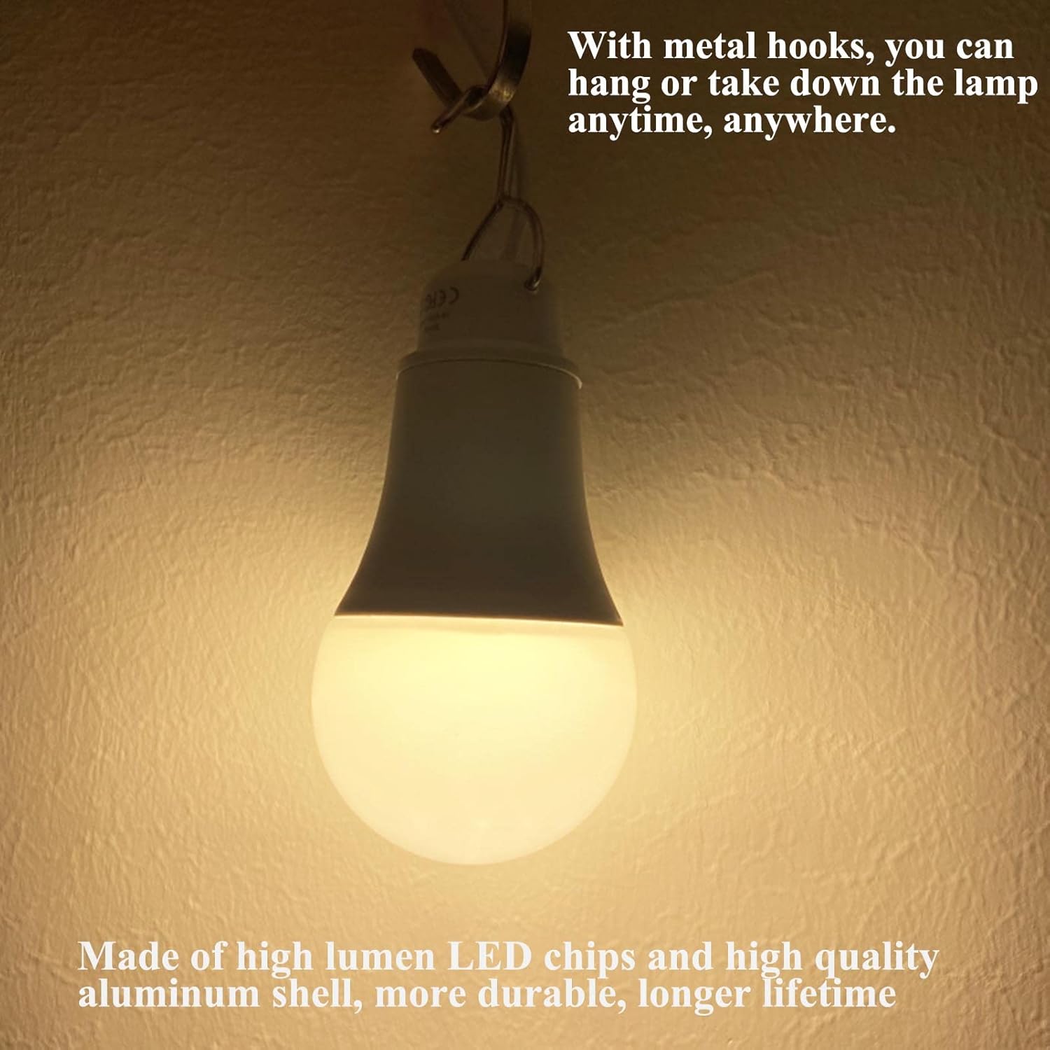 Taysing USB Light,USB Lamp,Camping Lights,7W Dimmable Hanging Portable