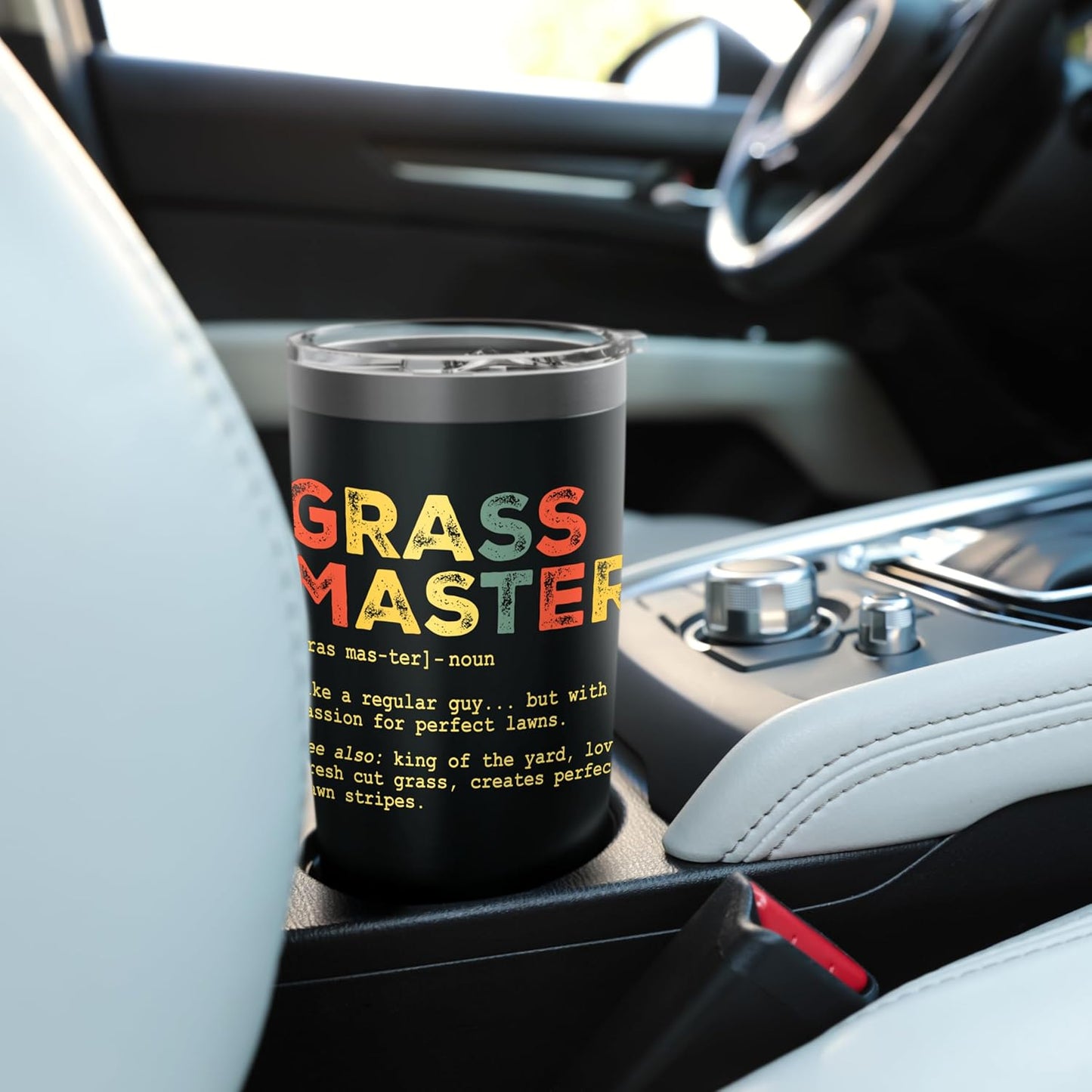 Lawn Care Grass Master Gardener Gardening Yard Maintenance Stainless Steel Insulated Tumbler