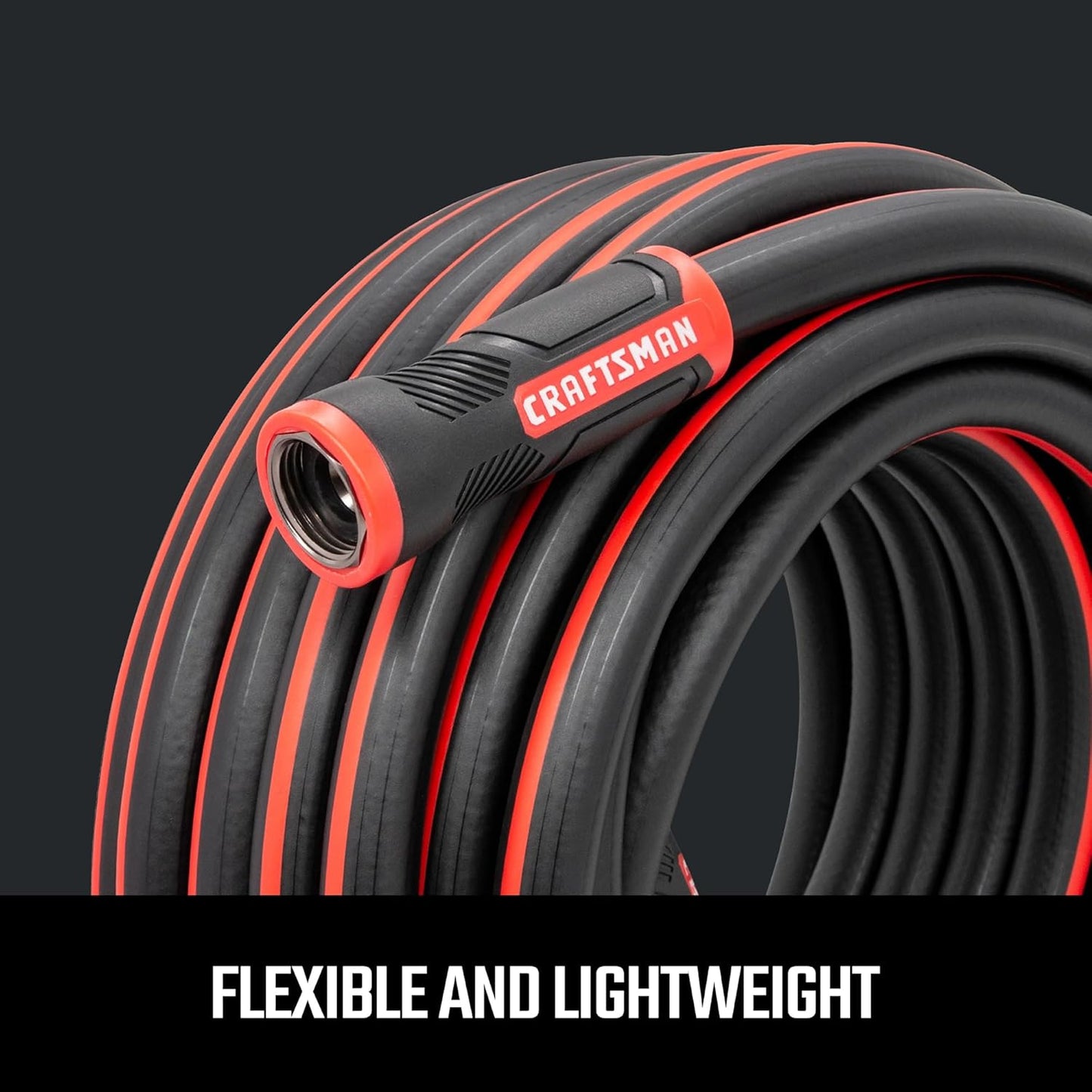 Craftsman Heavy Duty Professional Grade Garden Hose, 50 Feet x 5/8 Inc