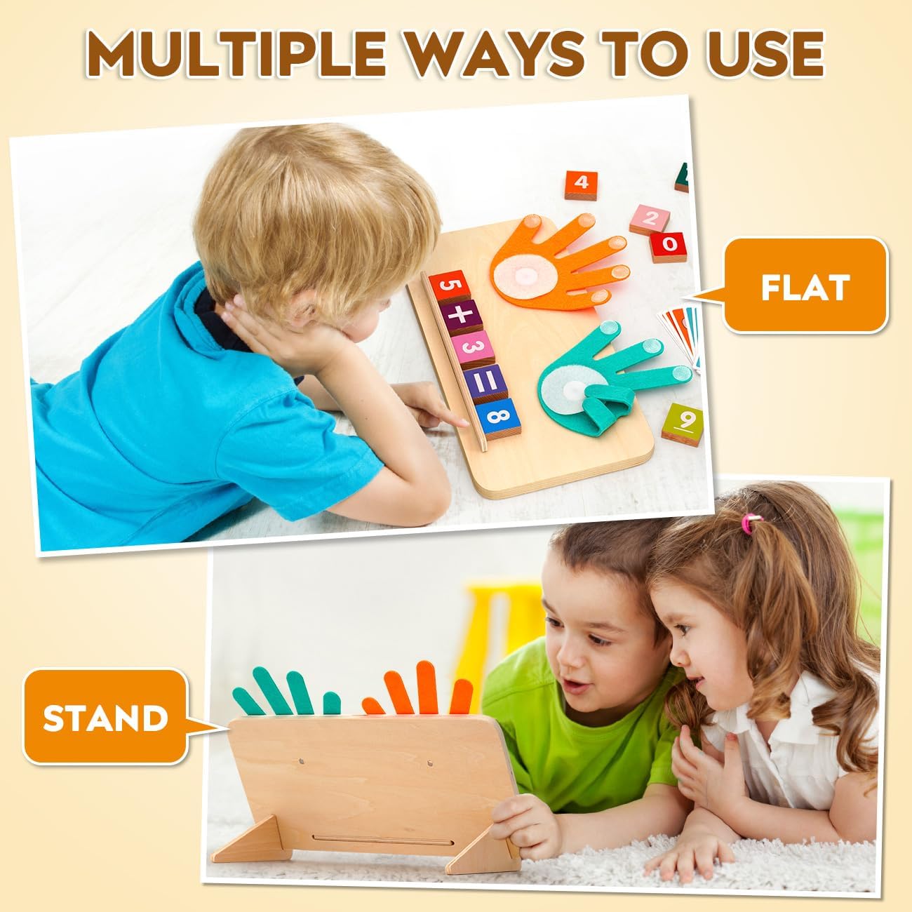 Preschool Learning Toys for Toddlers 2-4, Educational Math Manipulativ