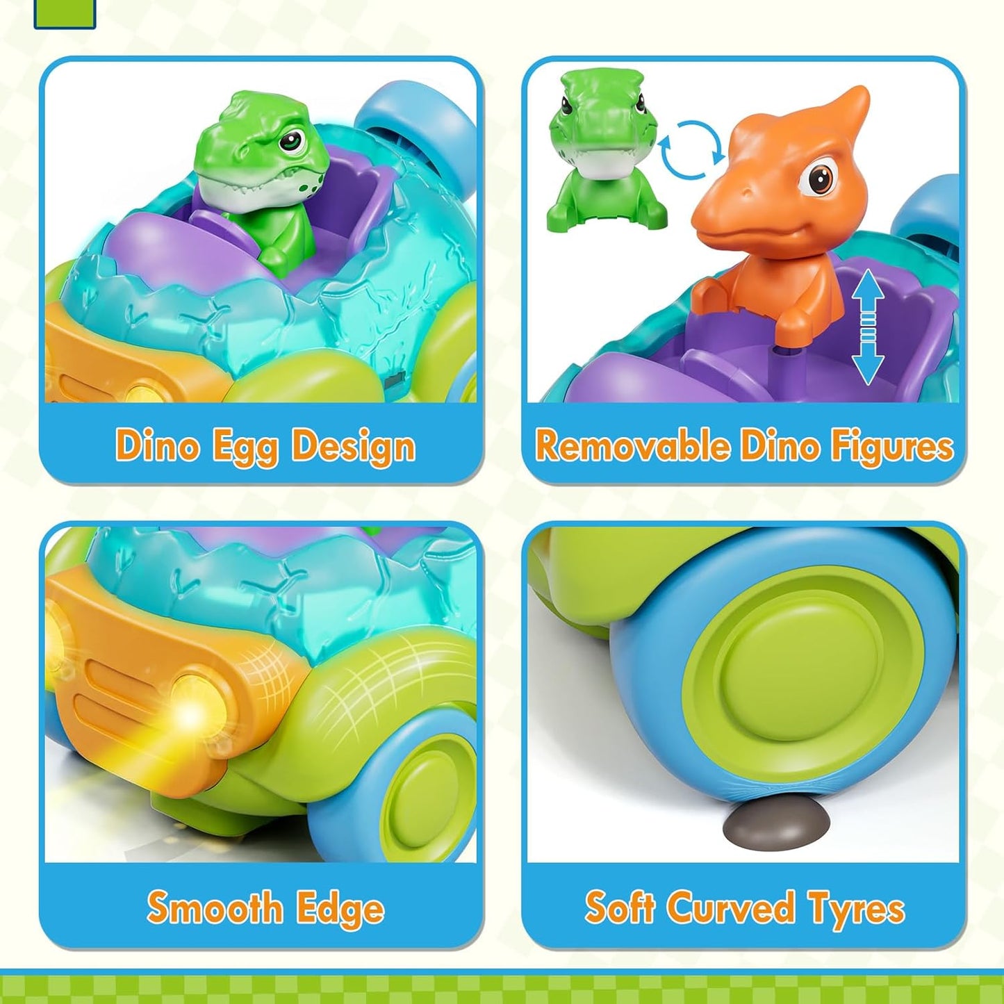 Lehoo Castle Remote Control Car for Toddlers, Rechargeable RC Cars for