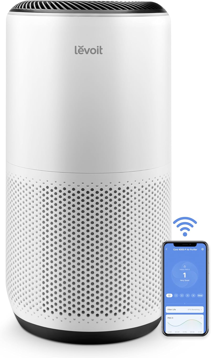 LEVOIT Air Purifiers for Home Large Room Up to 1733 Ft² With HEPA Slee