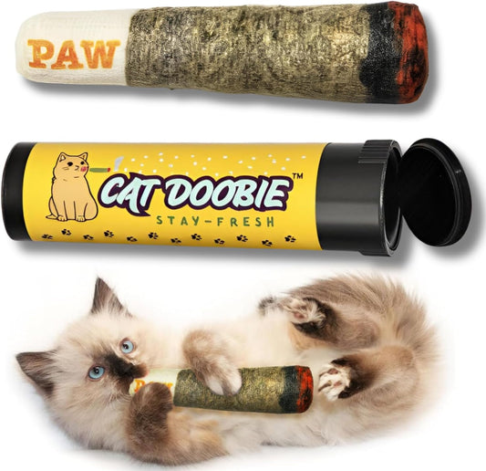 Nestpark Cat Doobie Catnip Cat Toy - Crinkle Kitten Kicker with Extra 