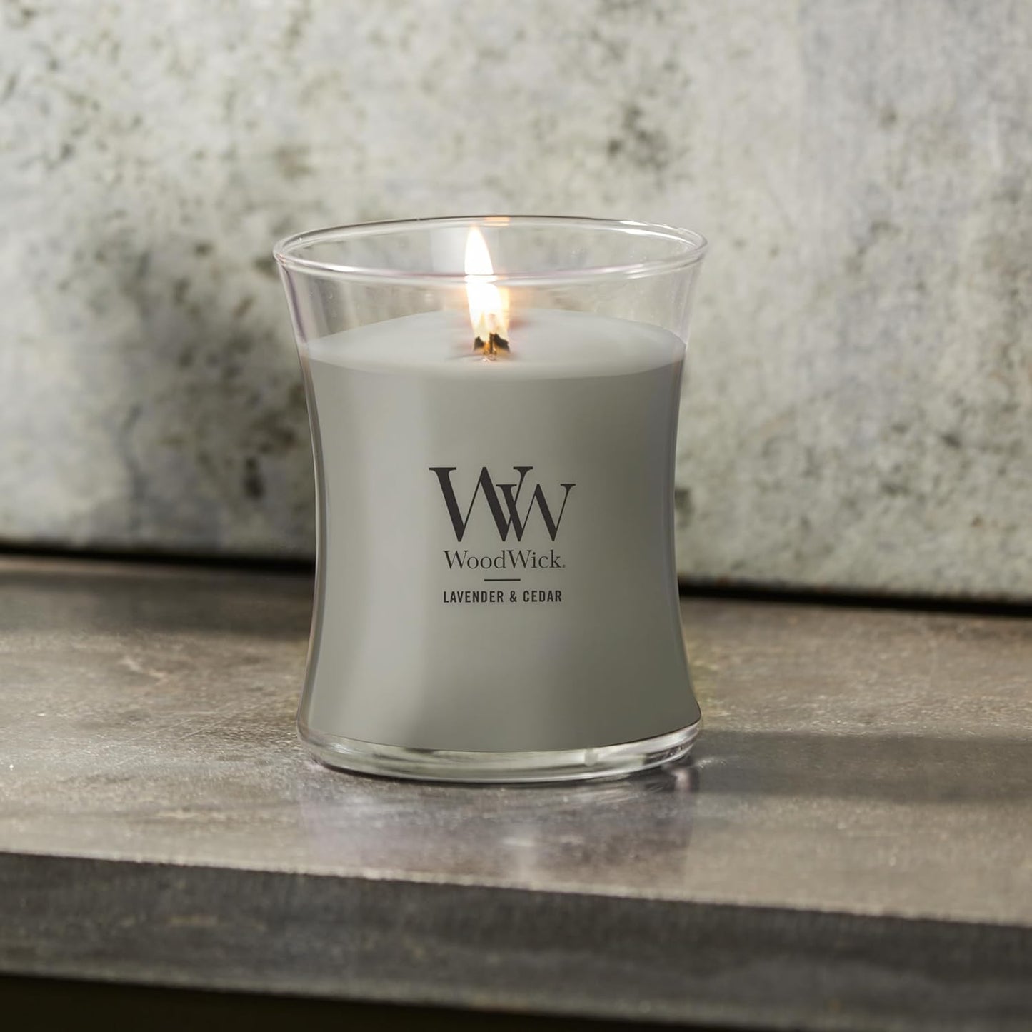 WoodWick Lavender & Cedar Holiday Candle Gifts for Women and Men, 9.7 
