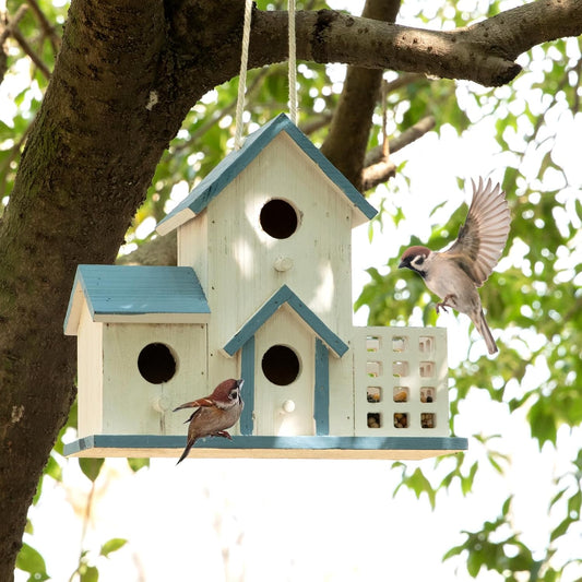 Birdhouse Premium Bluebird Houses for Outside Attract Beautiful Birds 