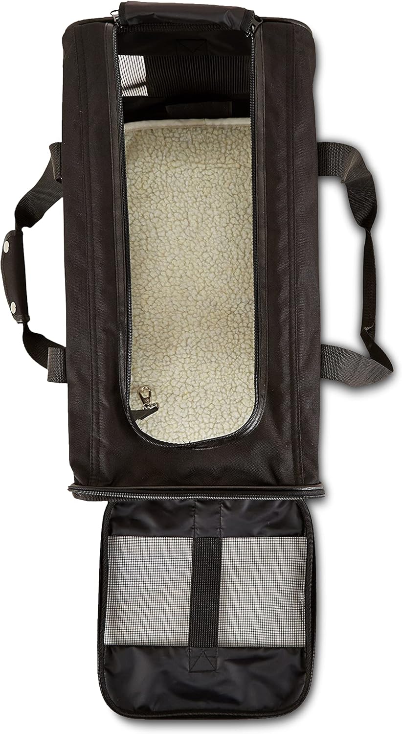 Amazon Basics Airline Approved Soft-Sided Mesh Pet Travel Carrier with