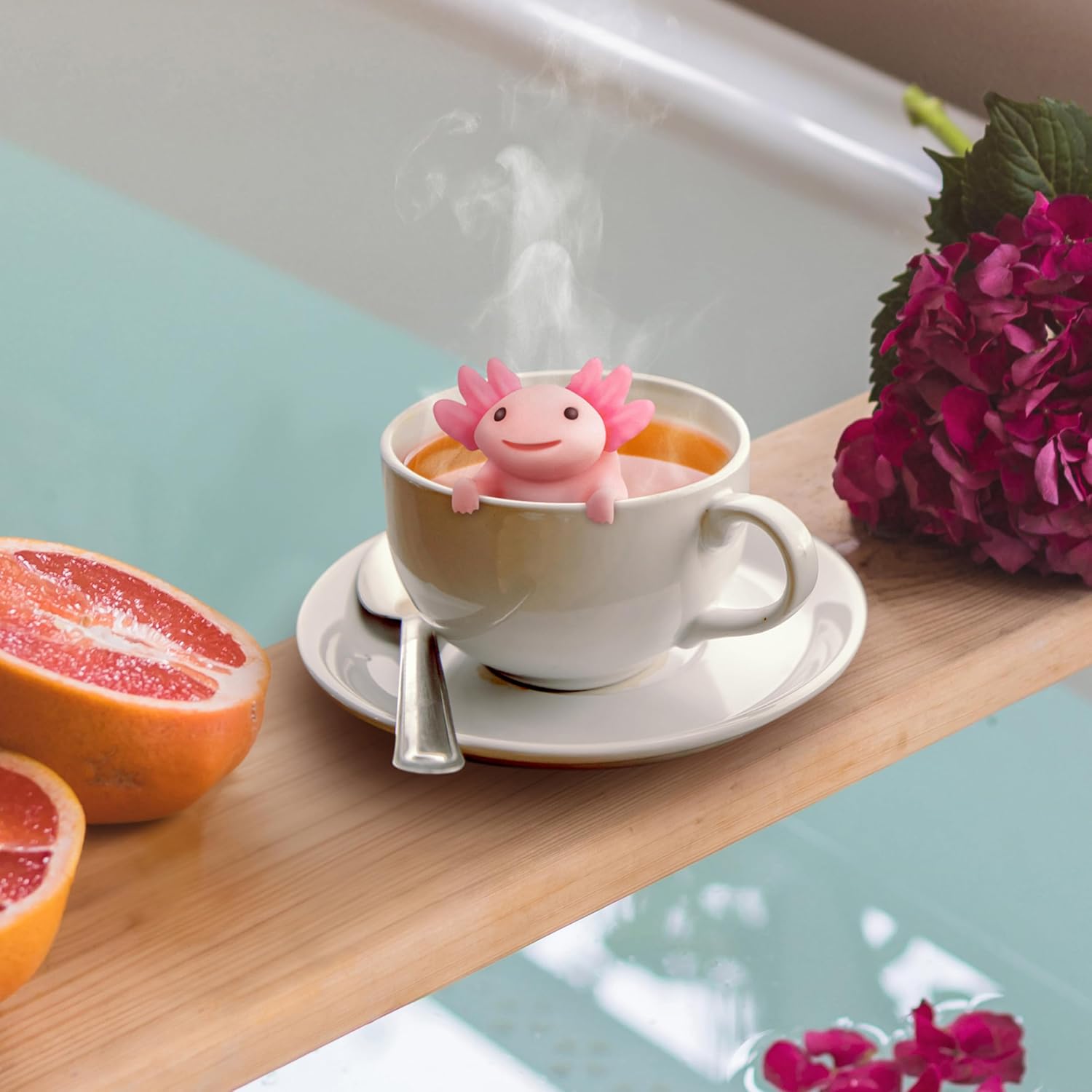 Genuine Fred RELAXOLOTL Tea Infuser, Cute Axolotl Design, For Loose Le