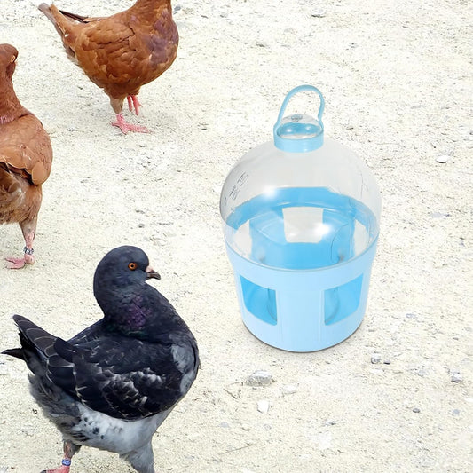 Milisten Large Capacity Pigeon Water Feeder Water Kettle for Cage Birds Outdoor Hanging Bird Water Feeder