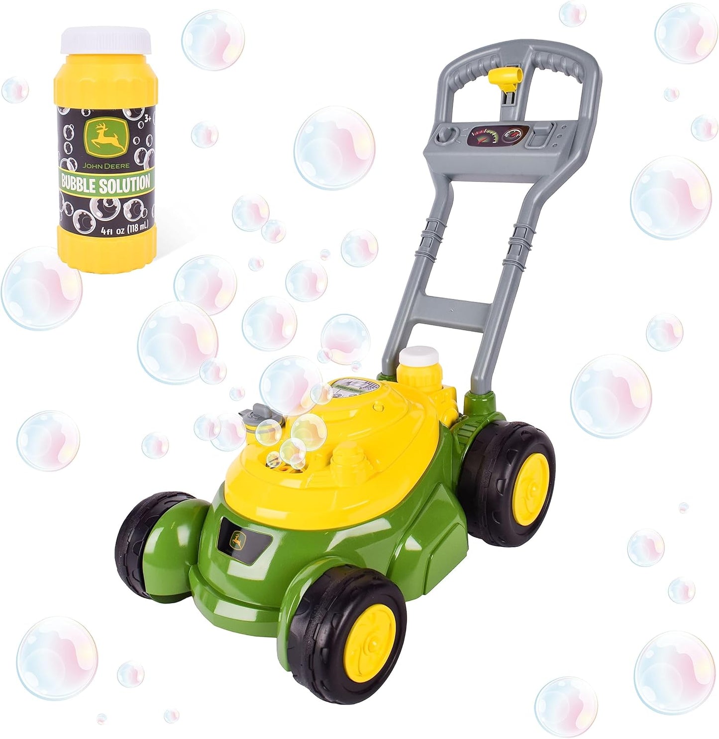 John Deere Bubble Lawn Mower for Toddlers, Bubble Blowing Machines, In