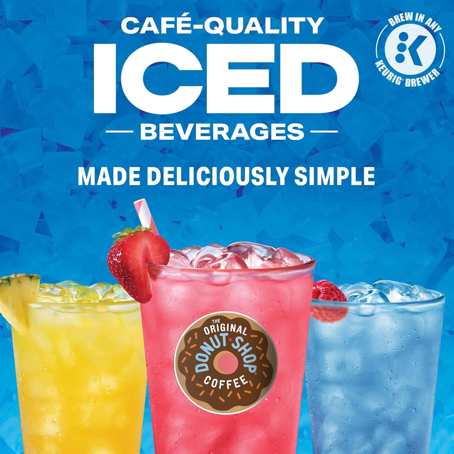 The Original Donut Shop, Iced Refreshers, Keurig Single Serve K-Cup Po