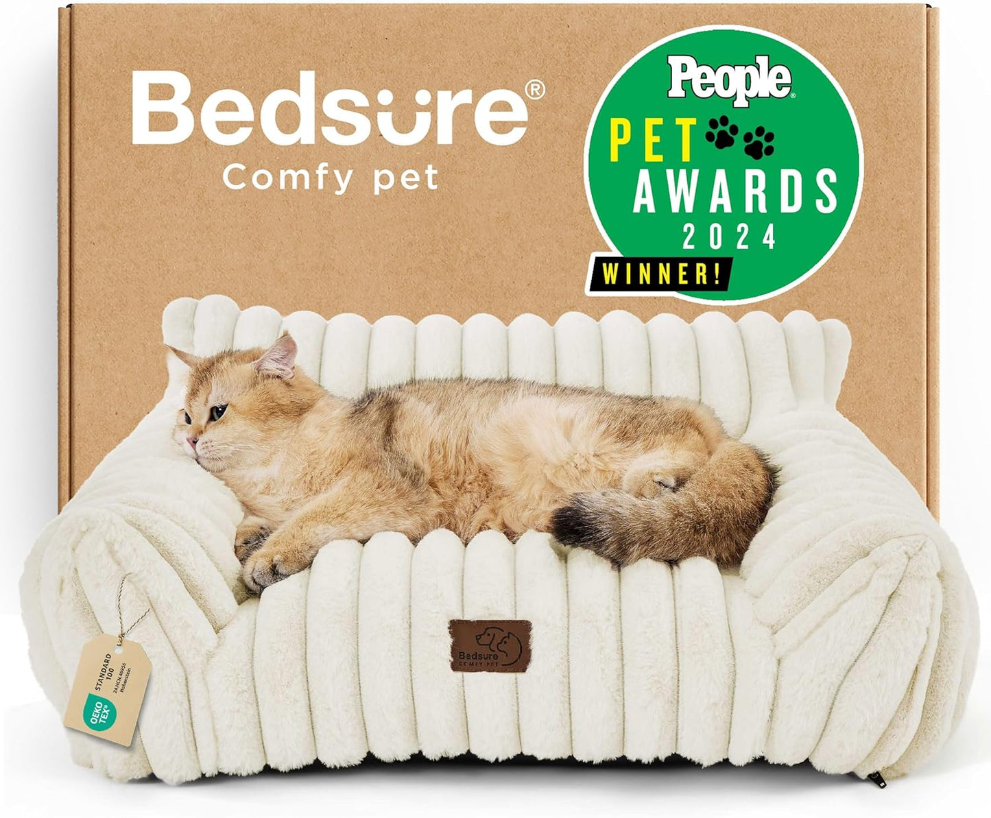 Bedsure ComfyFleece™ Cute Cat Couch for Pets - As Seen on TV on Good D