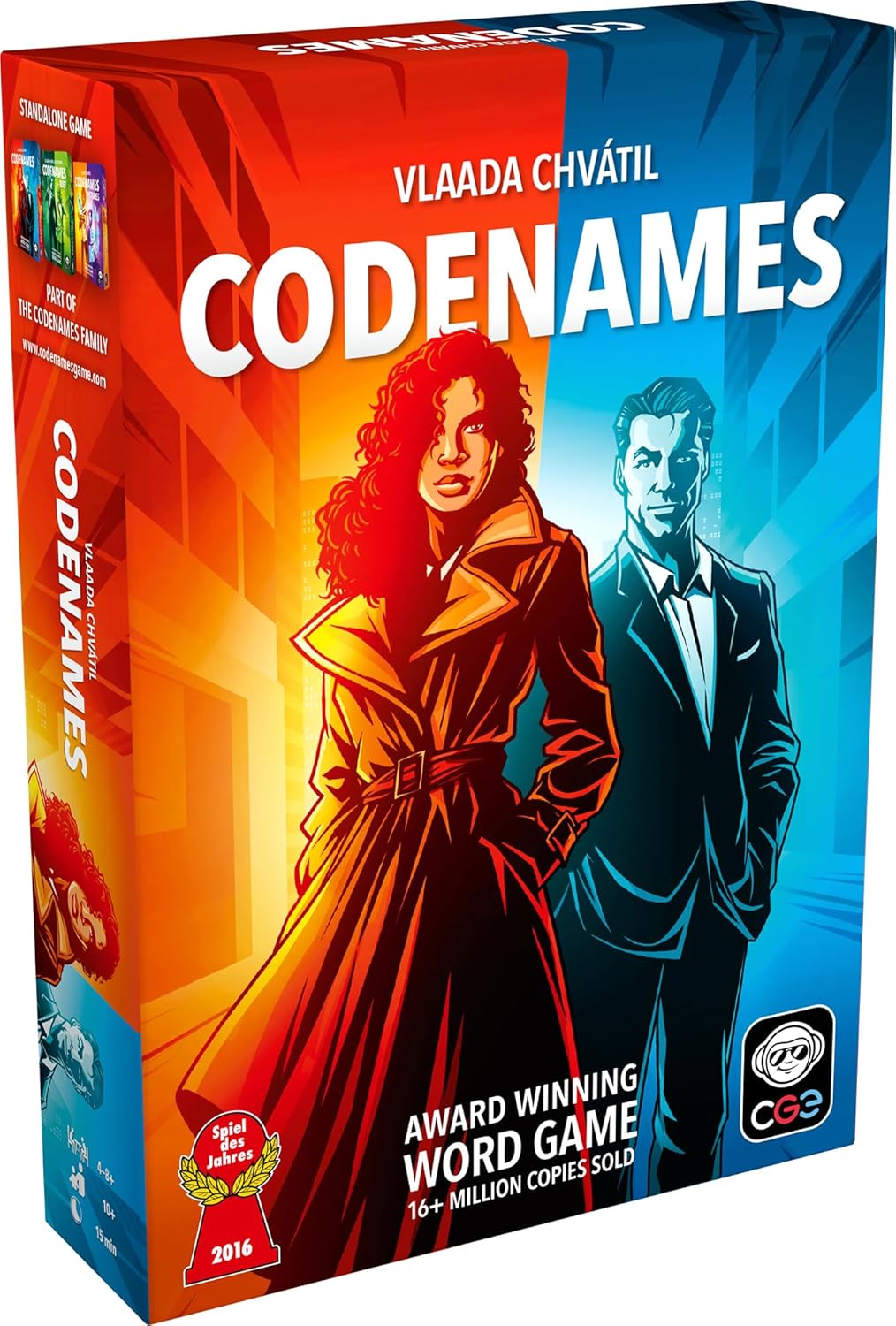 CGE Codenames Board Game (2nd Edition) The Top Secret Word Association