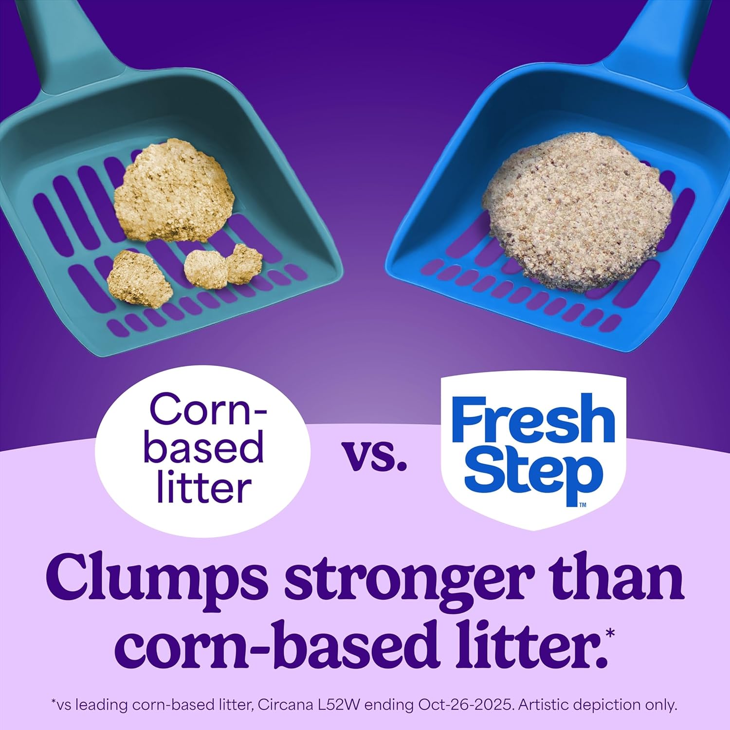 Fresh Step Advanced Clean Paws Multi Cat Clumping Cat Litter with Febr