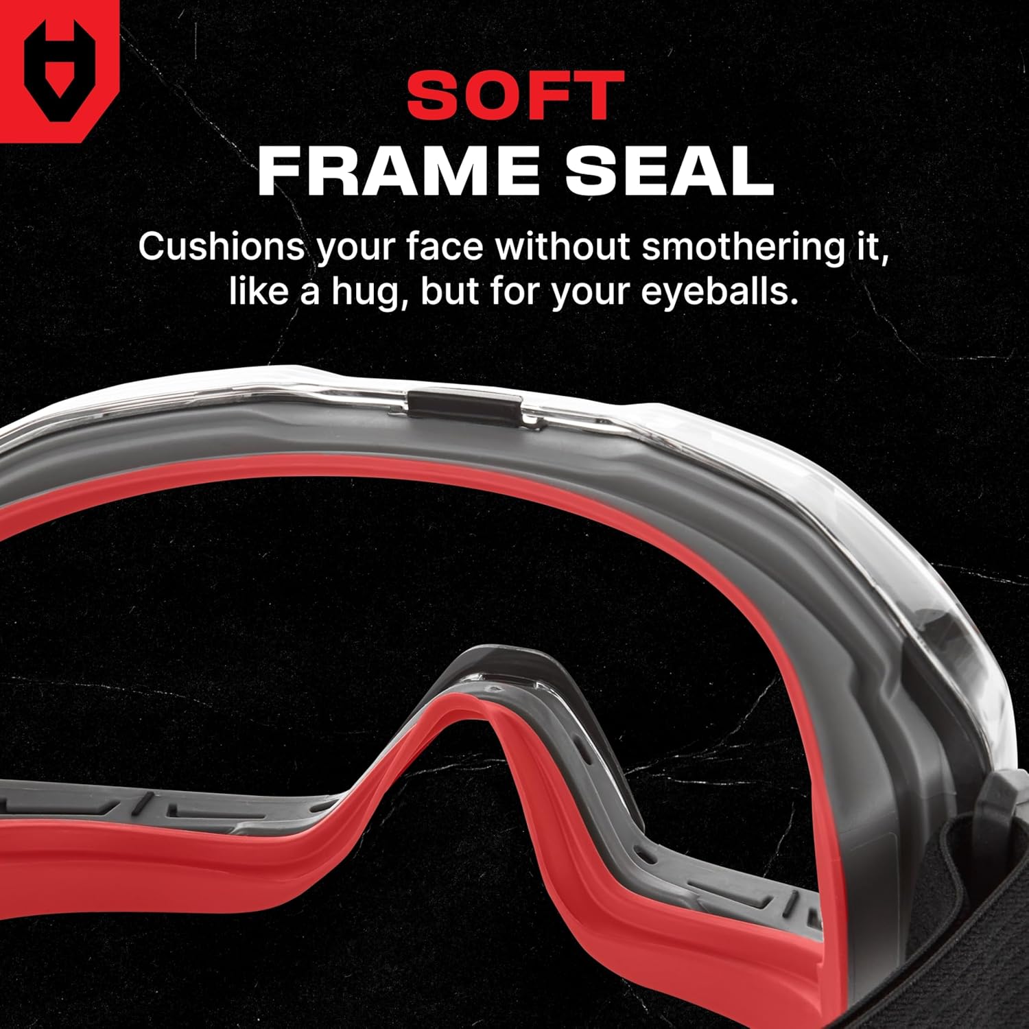 NoCry Anti Fog Safety Goggles Over Glasses For Men And Women — ANSI Z8