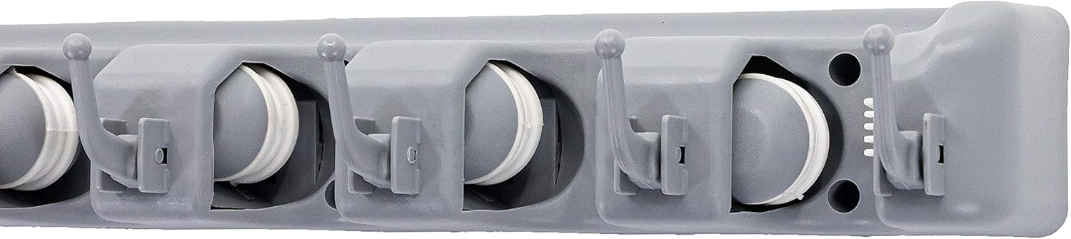 Broom & Mop Wall Mounted or Garden Tools Organizer 1.30 inches,Light G