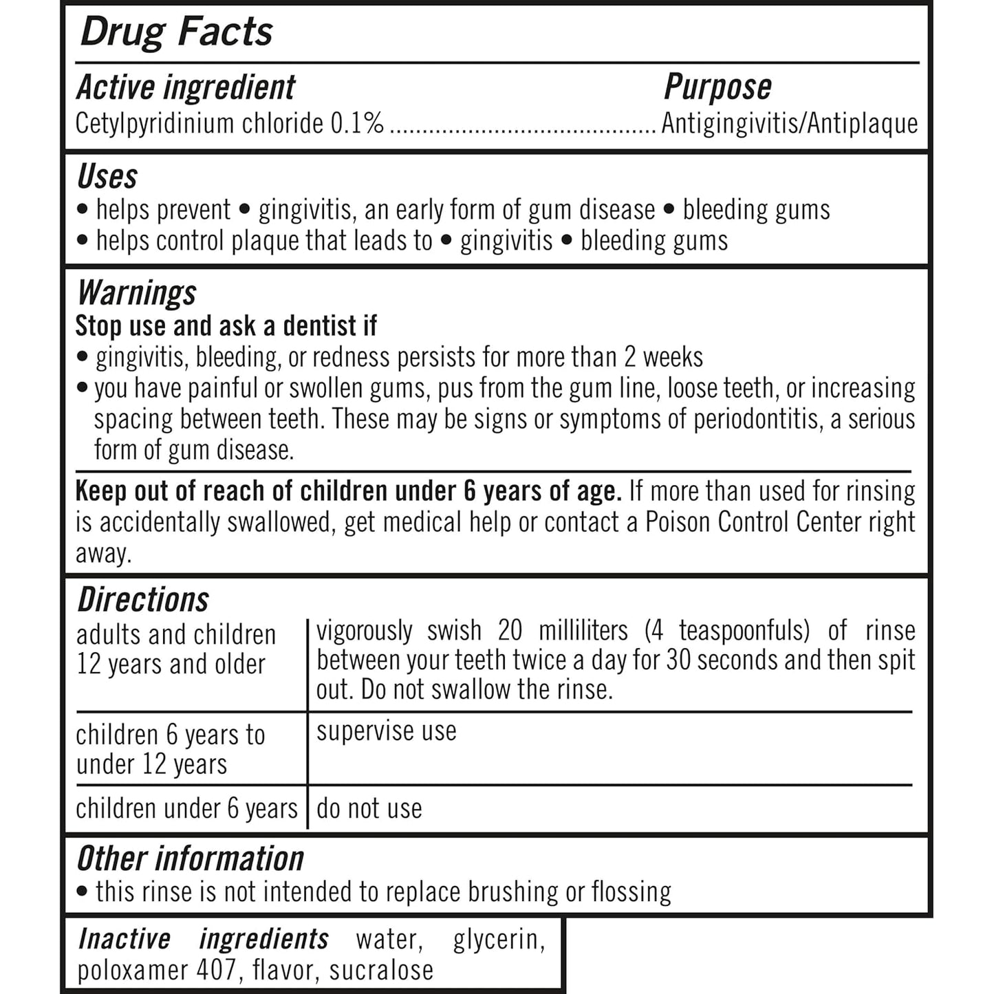 TheraBreath Deep Clean Mouthwash, Antiseptic Benefits, Fresh Mint Flav