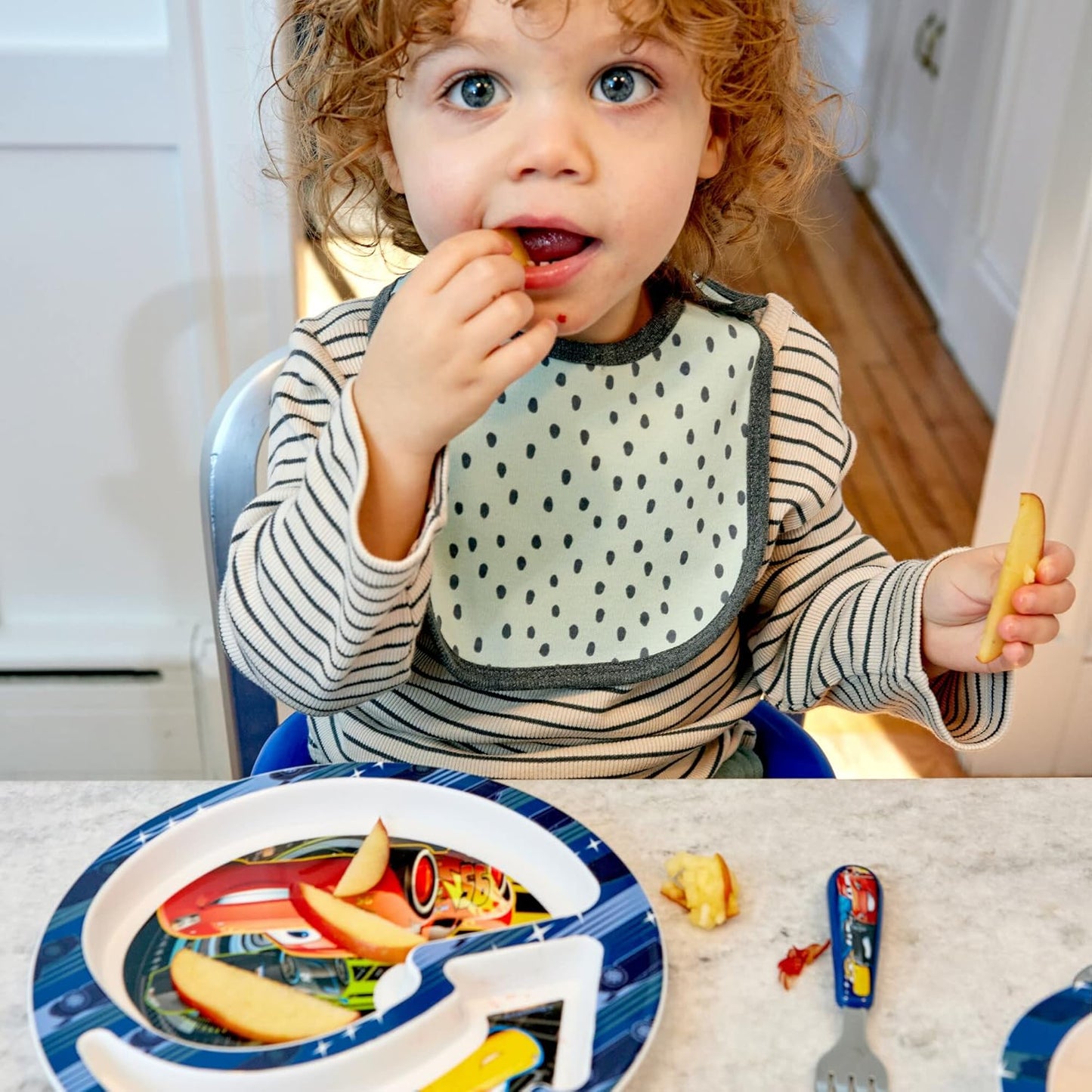 The First Years Disney/Pixar Cars Dinnerware Set - Toddler Plates and 